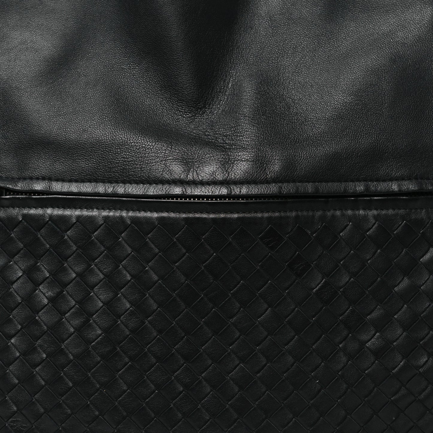 Nappa Intrecciato Julie Tote Black