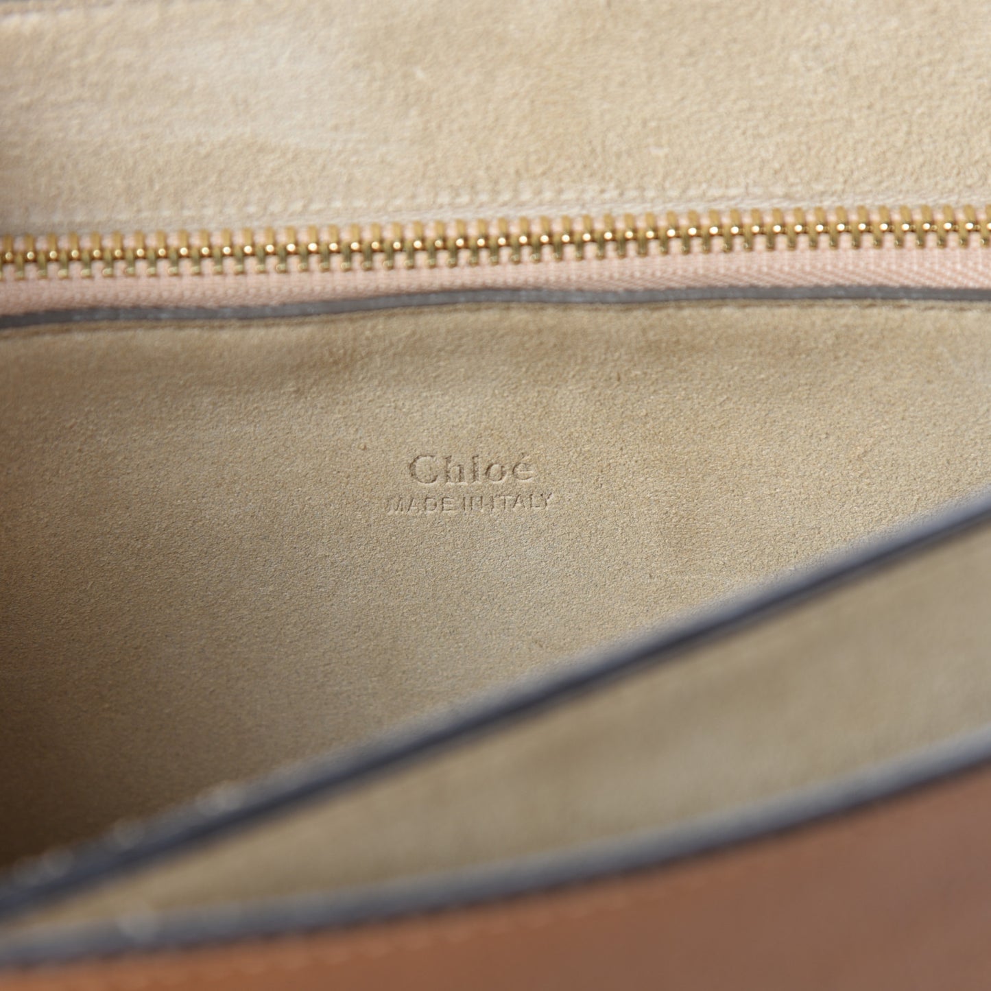Goatskin Medium Faye Shoulder Bag Caramel