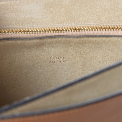 Chloe Goatskin Medium Faye Shoulder Bag Caramel 6 of 9