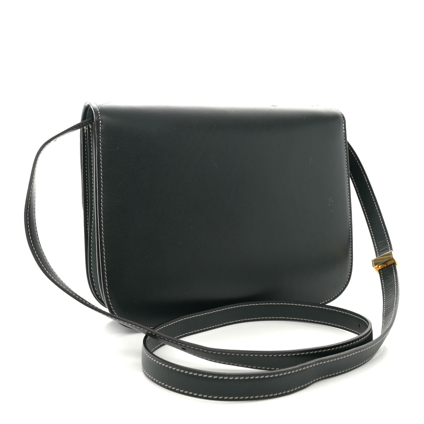 Box Calfskin Medium Classic Box Flap Bag Classic Green