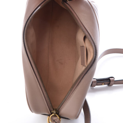 Gucci Calfskin Matelasse Small GG Marmont Chain Shoulder Bag Taupe 7 of 12