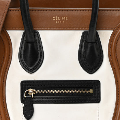 Celine Smooth Calfskin Nano Tri-Color Luggage Brown 8 of 20