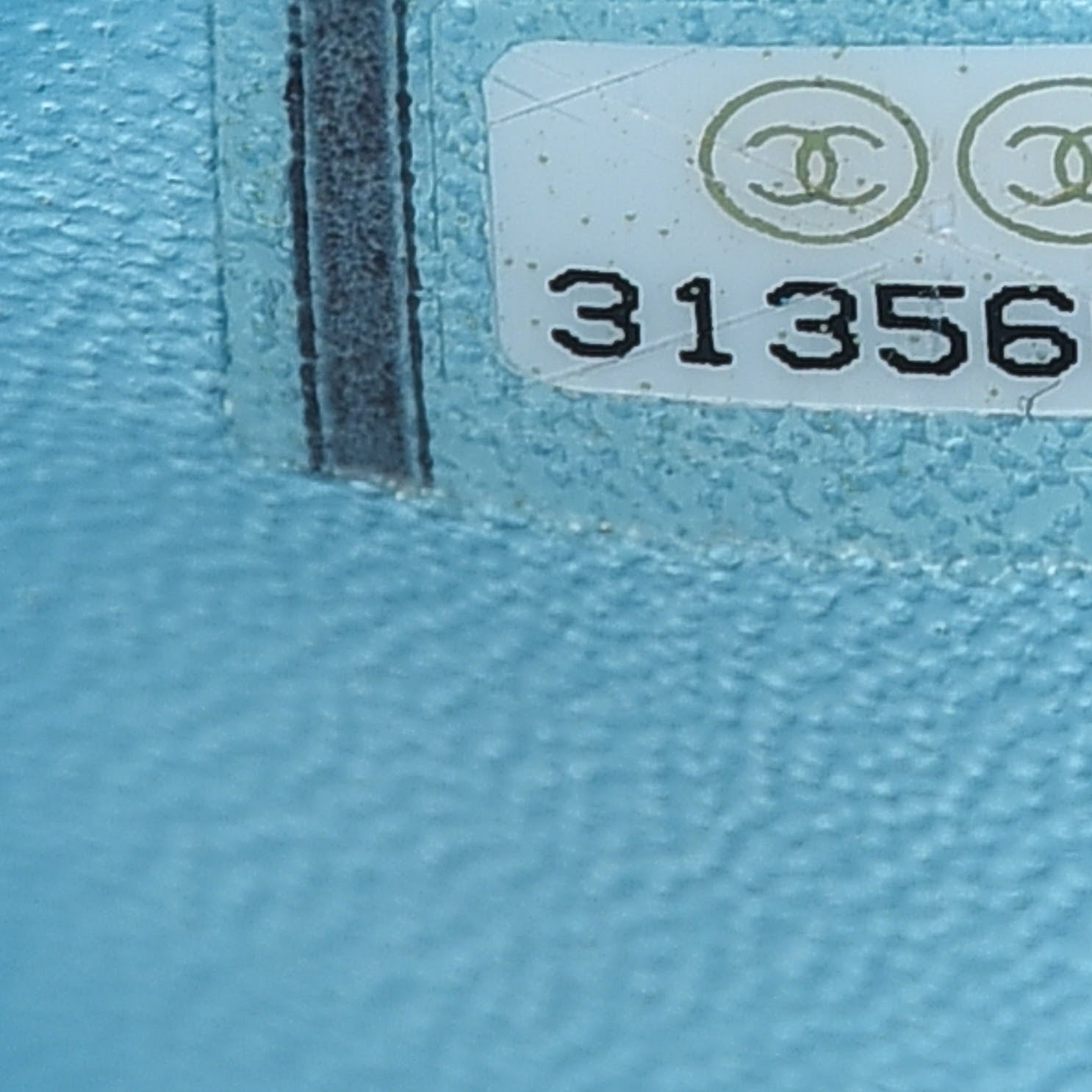 Chanel Lambskin Quilted Mini Rectangular Flap Neon Blue 9 of 11