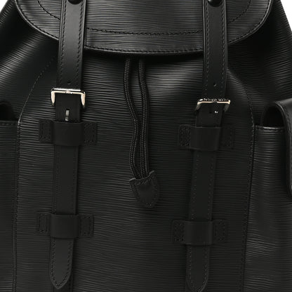 Louis Vuitton Epi Christopher Backpack PM Black 7 of 9
