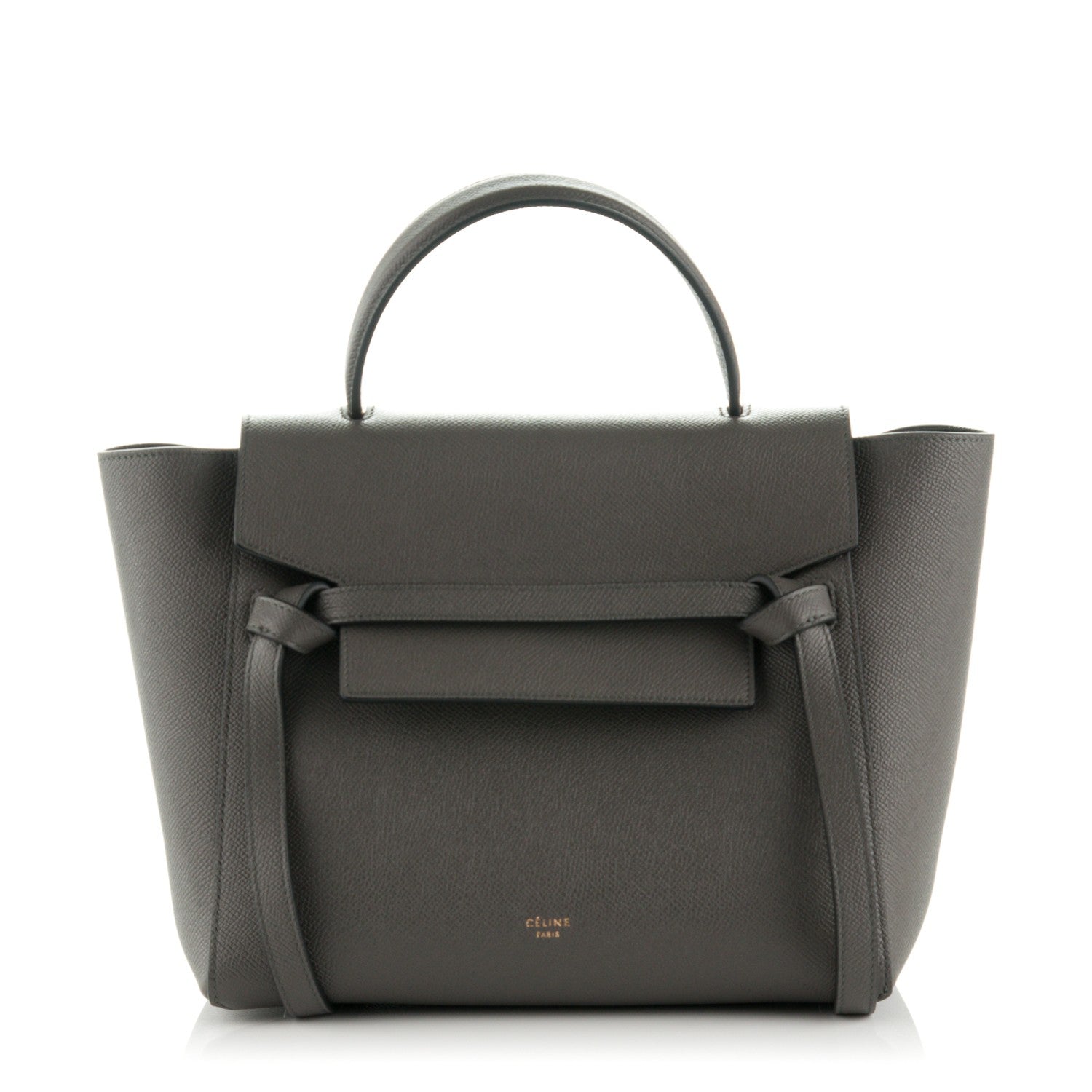 Celine Grained Calfskin Micro Belt Bag Grey 1 of 9