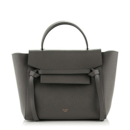 Celine Grained Calfskin Micro Belt Bag Grey 1 of 9