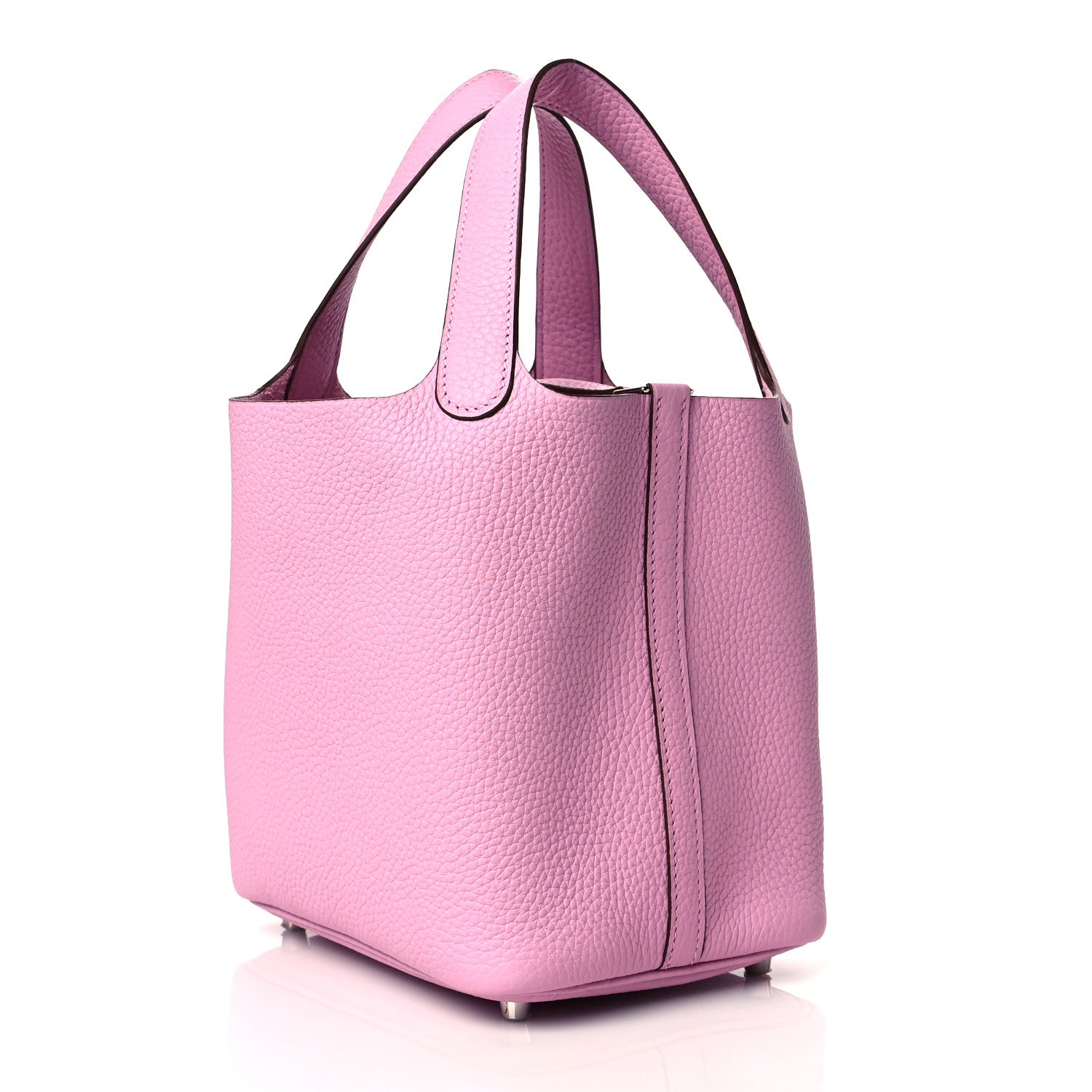Hermes Taurillon Clemence Picotin Lock 18 PM Mauve Sylvestre 3 of 11