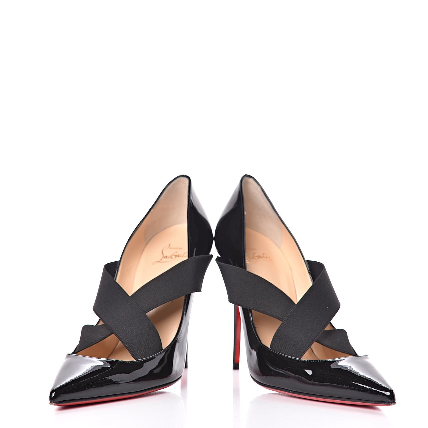 Christian Louboutin Patent Sharpstagram 100 Pumps 38 Black 6 of 10