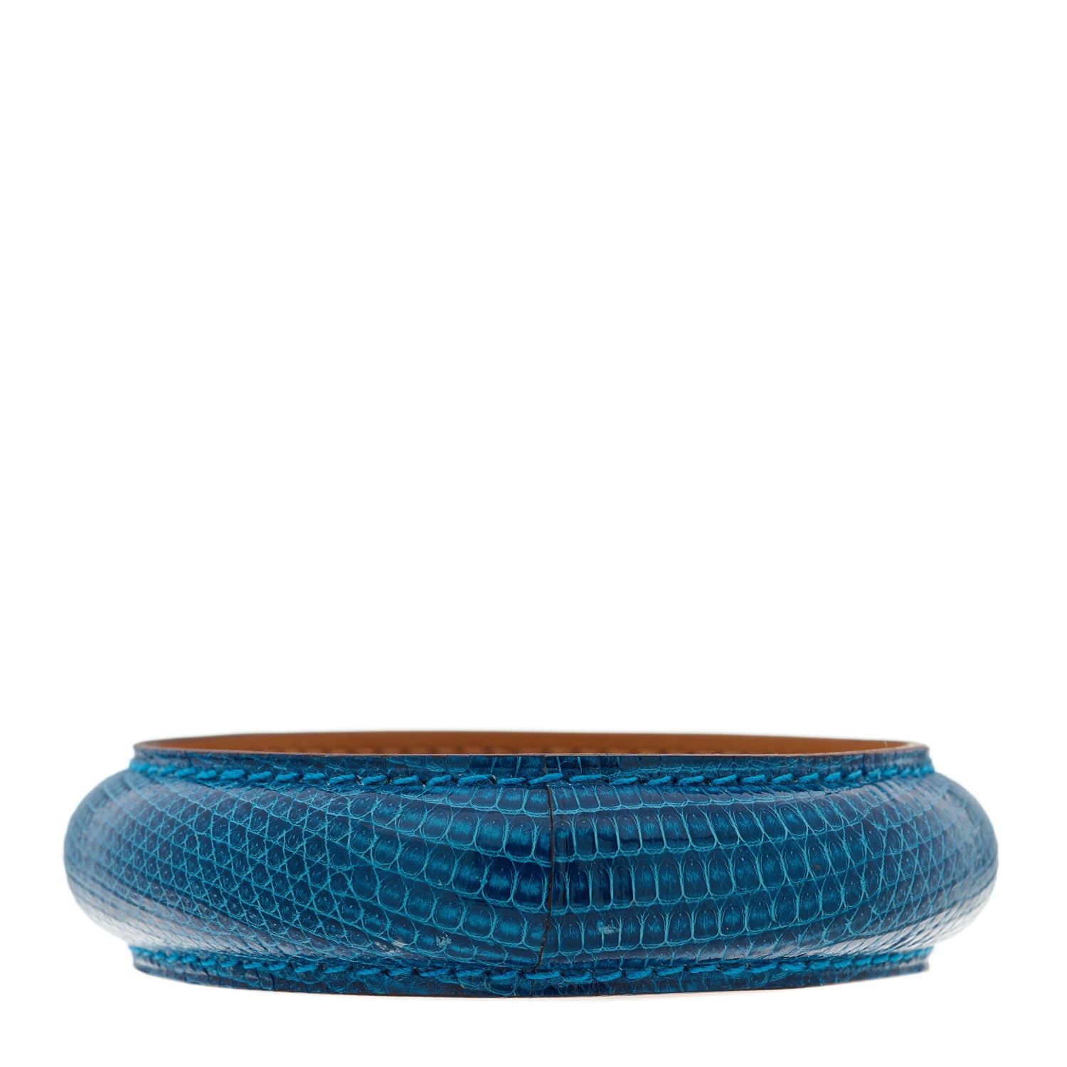 Hermes Lizard Small Astral Bracelet S Bleu Petrole 3 of 5