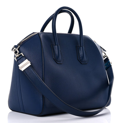 Givenchy Sugar Goatskin Medium Antigona Deep Blue 3 of 15