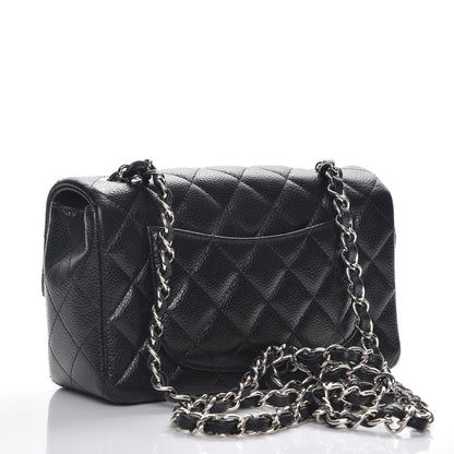 Chanel Caviar Quilted Mini Rectangular Flap Black 3 of 7