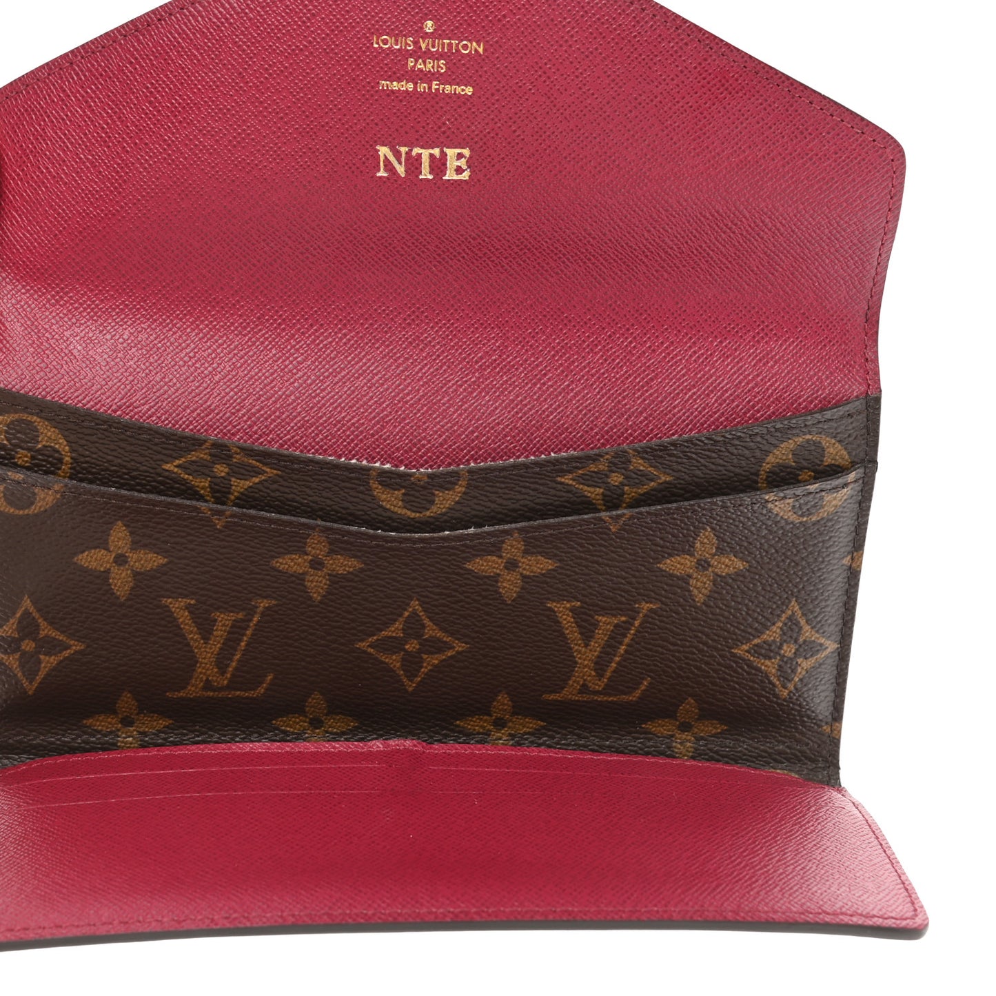 Monogram Josephine Wallet Fuchsia