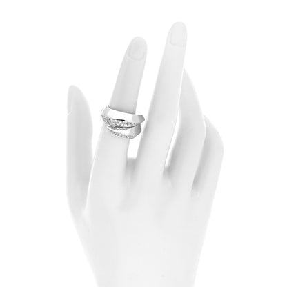 Cartier 18K White Gold Diamond Panthere Griffe Ring 53 6.25 2 of 4