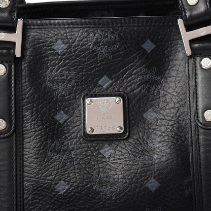 MCM Visetos Shopping Tote Black 9 of 9
