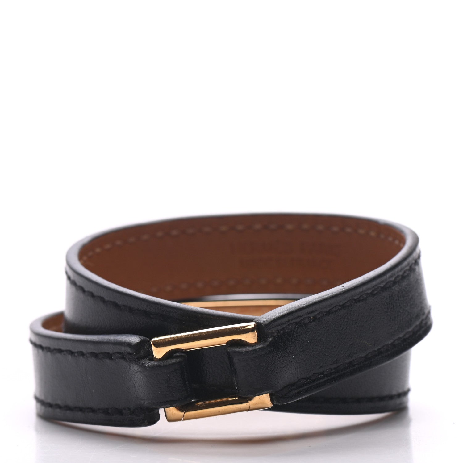 Hermes Box Rivale Double Tour Bracelet T1 Black 3 of 7