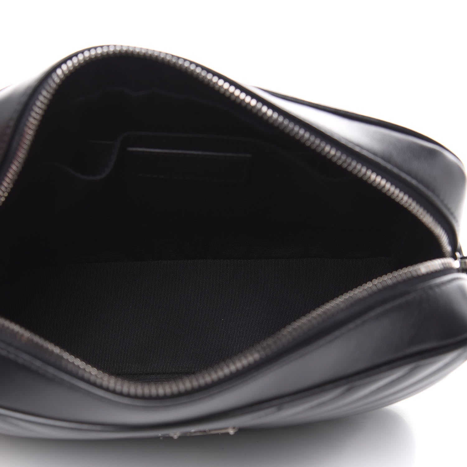 Saint Laurent Calfskin Matelasse Monogram Lou Camera Bag Black 5 of 9