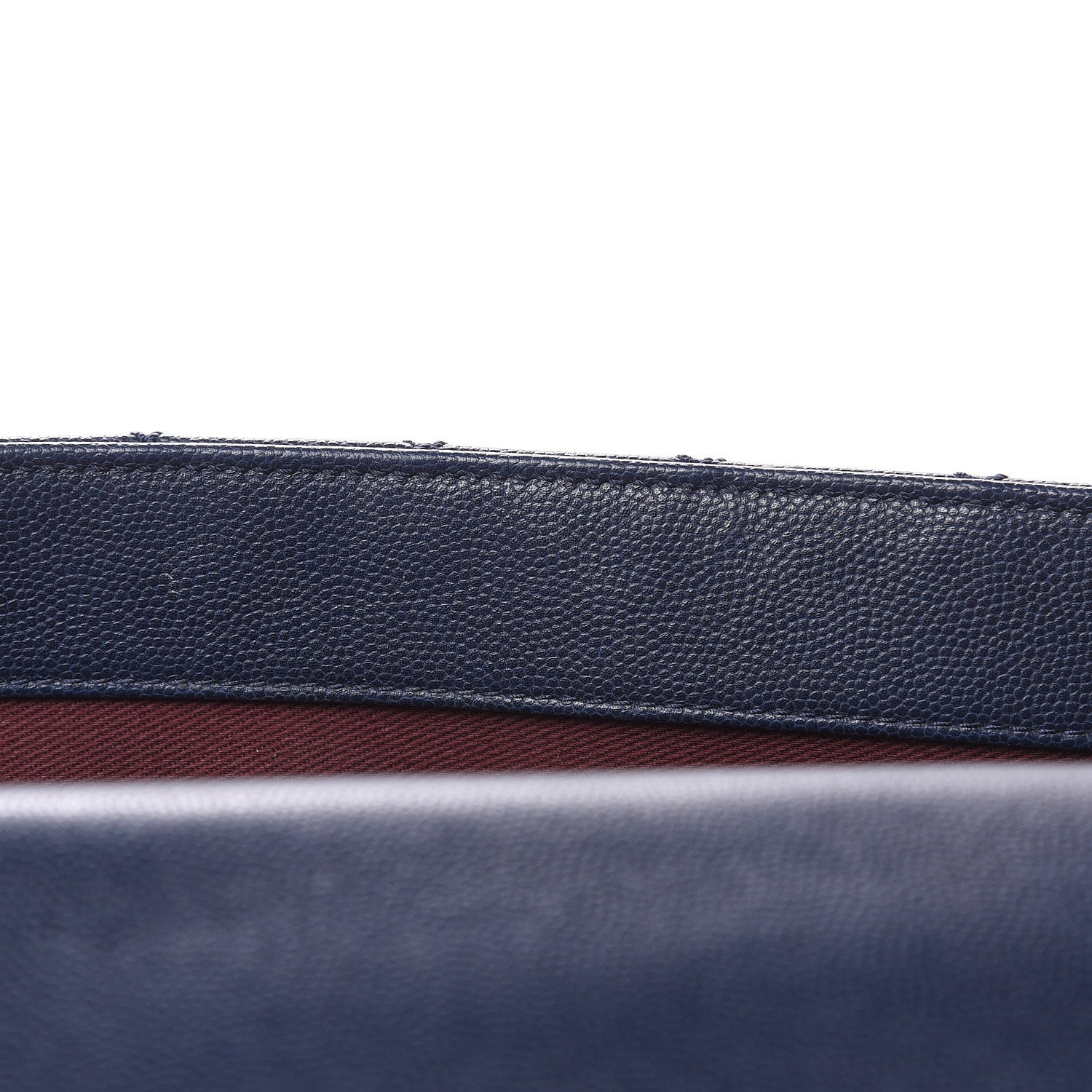Chanel Caviar Quilted Medium Coco Handle Flap Navy Blue 12 of 12