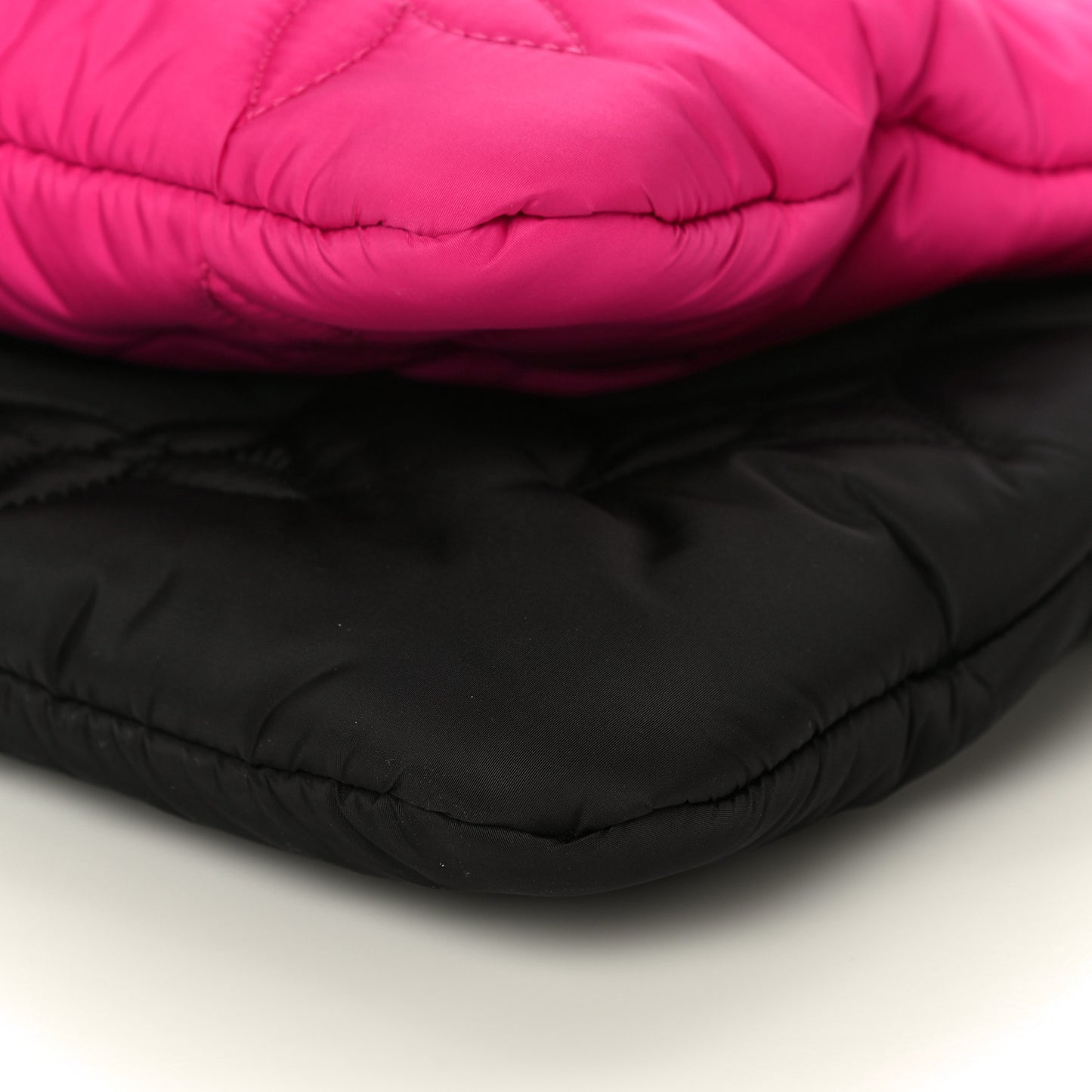 Econyl Monogram Pillow Maxi Multi Pochette Accessories Black Fuchsia