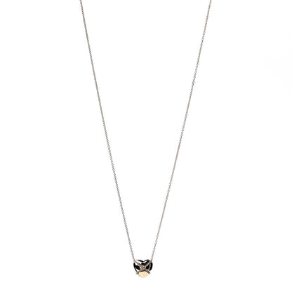 Tiffany 18K Yellow Gold Crossover Heart Pendant Necklace 1 of 7