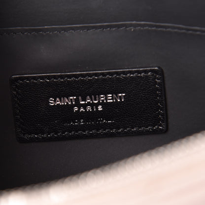 Saint Laurent Lambskin Matelasse Cosmetic Case Washed Light Pink 6 of 11