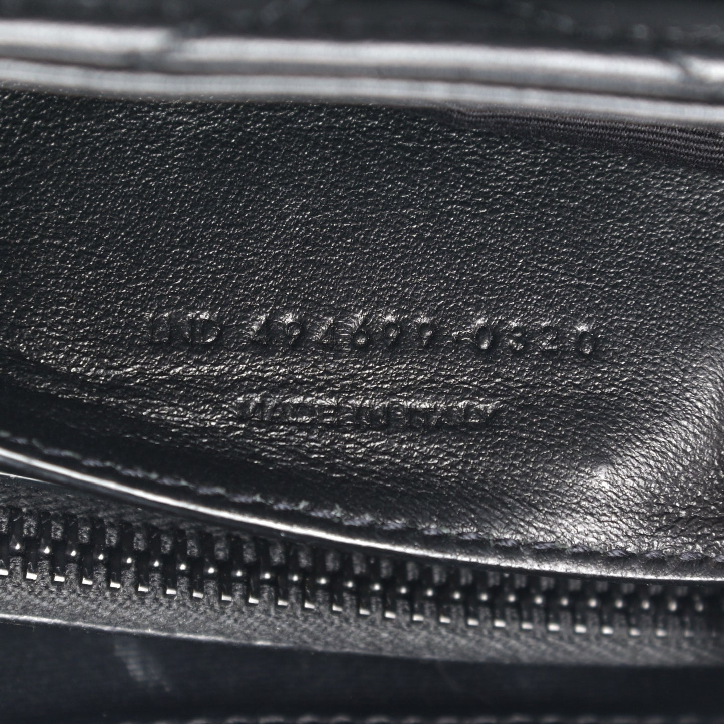 Calfskin Y Quilted Monogram Small Loulou Chain Satchel Black