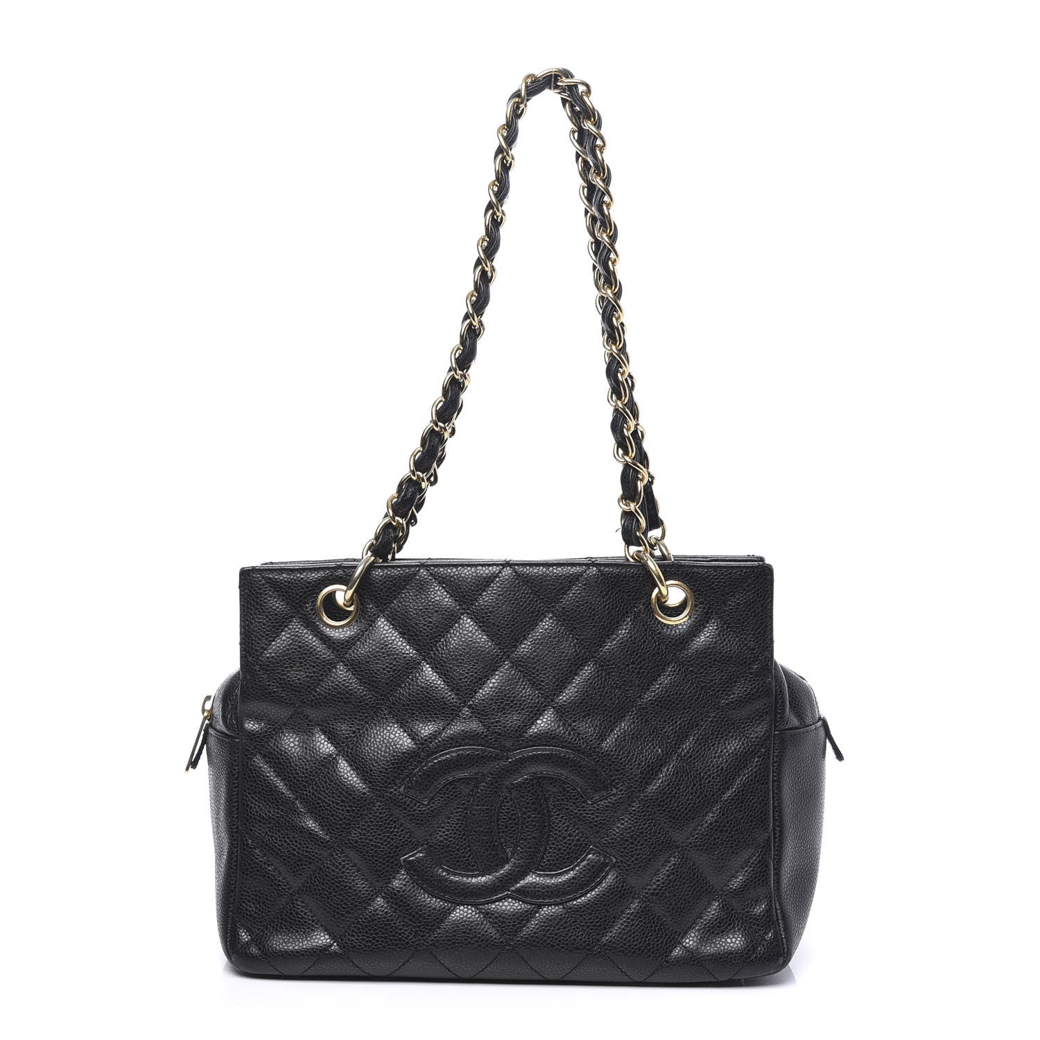 Chanel Caviar Quilted Petit Timeless Tote PTT Black 1 of 15