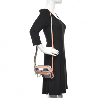 Gucci Vinyl Web Mini Ophidia Transparent Shoulder Bag Perfect Pink 2 of 11