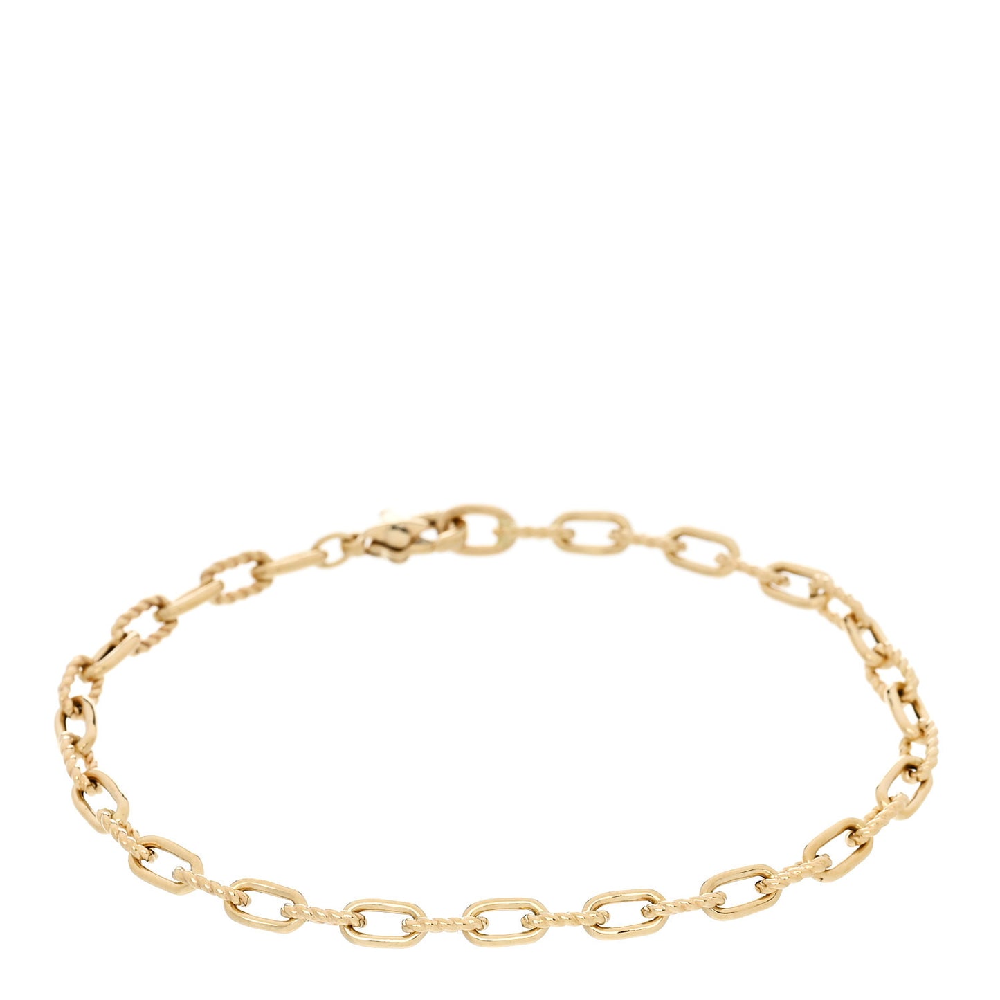 18K Yellow Gold Madison 3mm Classic Chain Bracelet