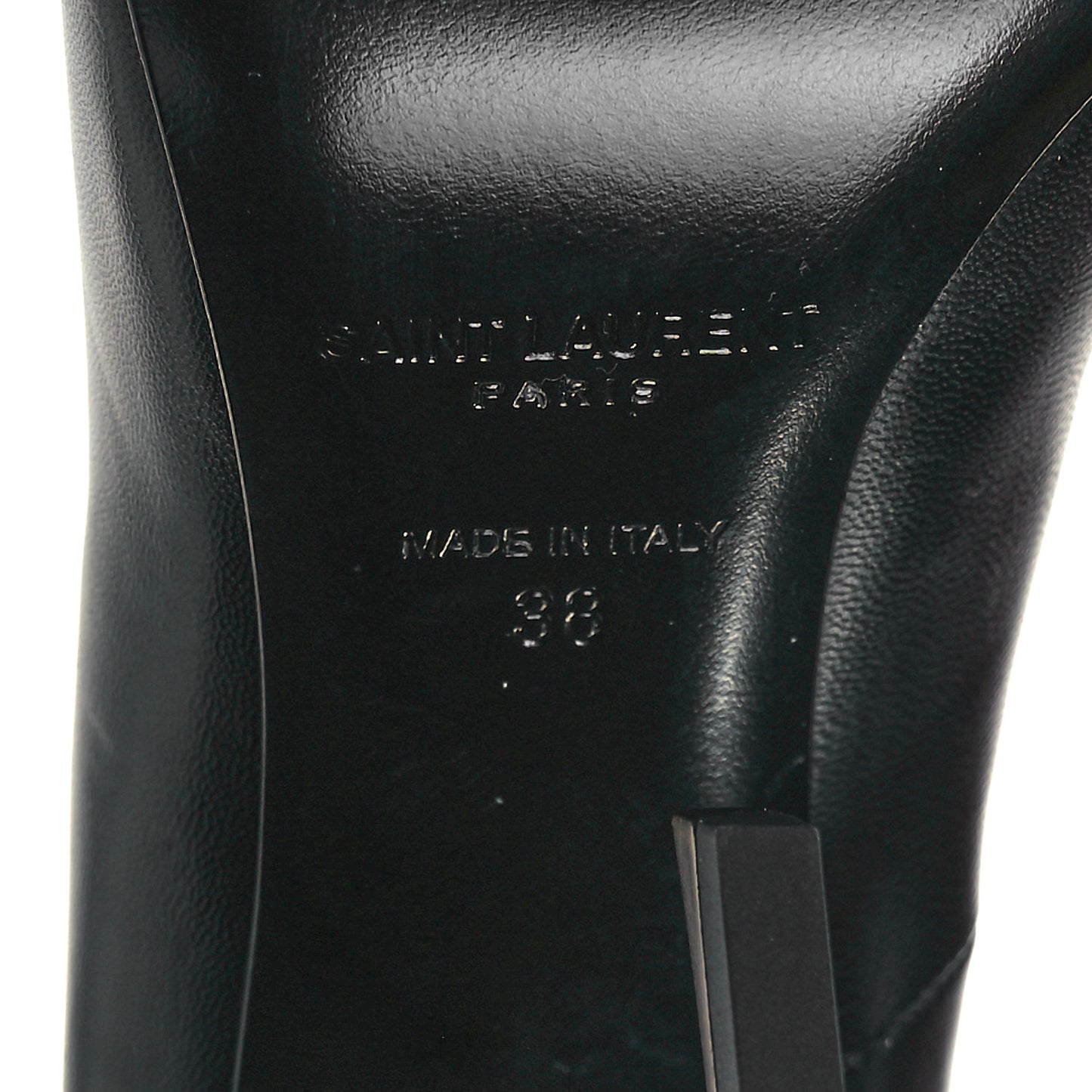 Calfskin Opyum 110 Pumps 38 Black Gold