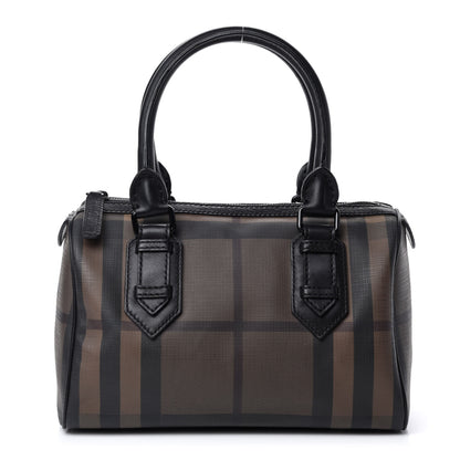 Burberry Smoked Check Small Chester Bowling Bag Brown 1 of 9