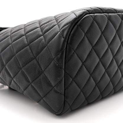 Chanel Lambskin Quilted Large Urban Spirit Backpack Black 9 of 10