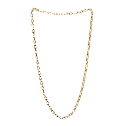 Tiffany 18K Yellow Gold T Narrow Chain Necklace 4 of 5