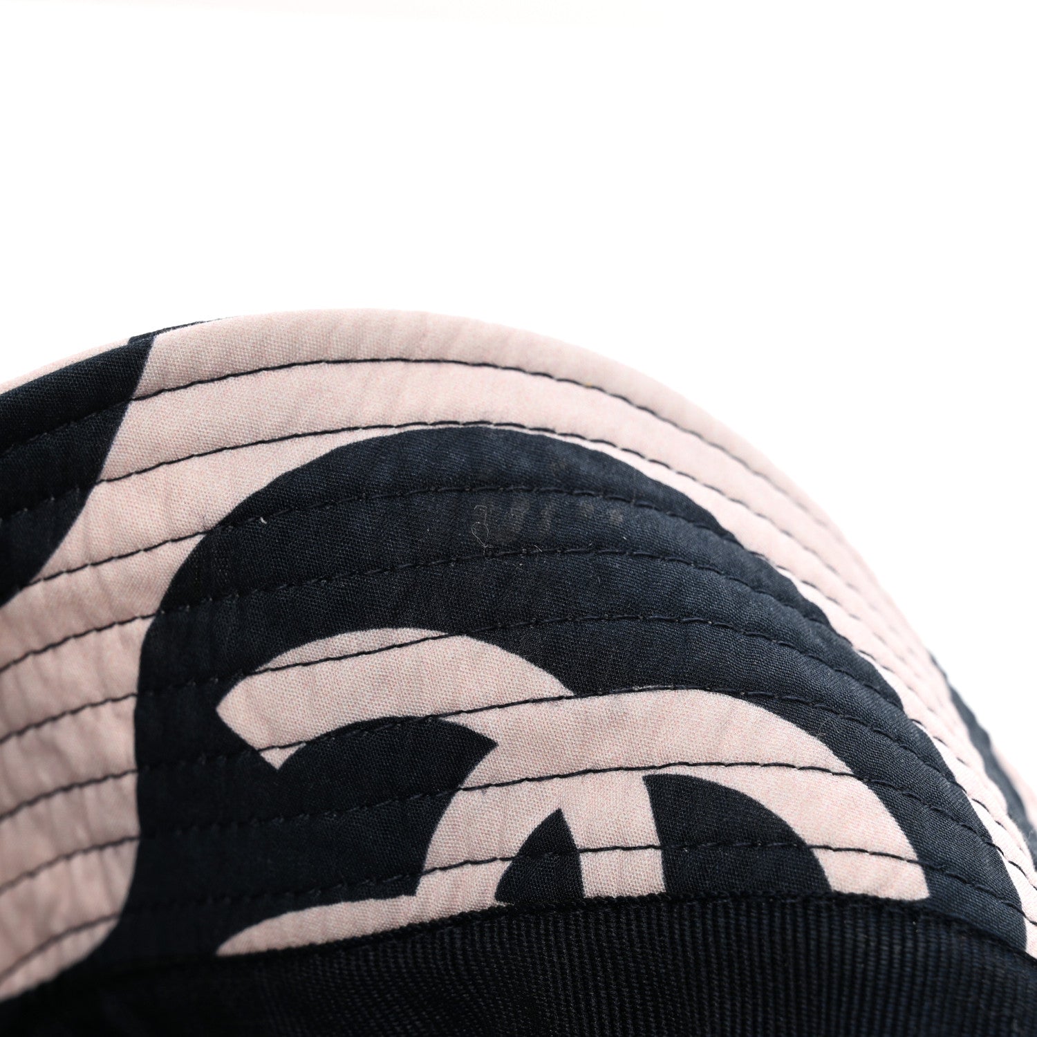 Chanel Cotton CC Bucket Hat L Pink Ivory 11 of 12