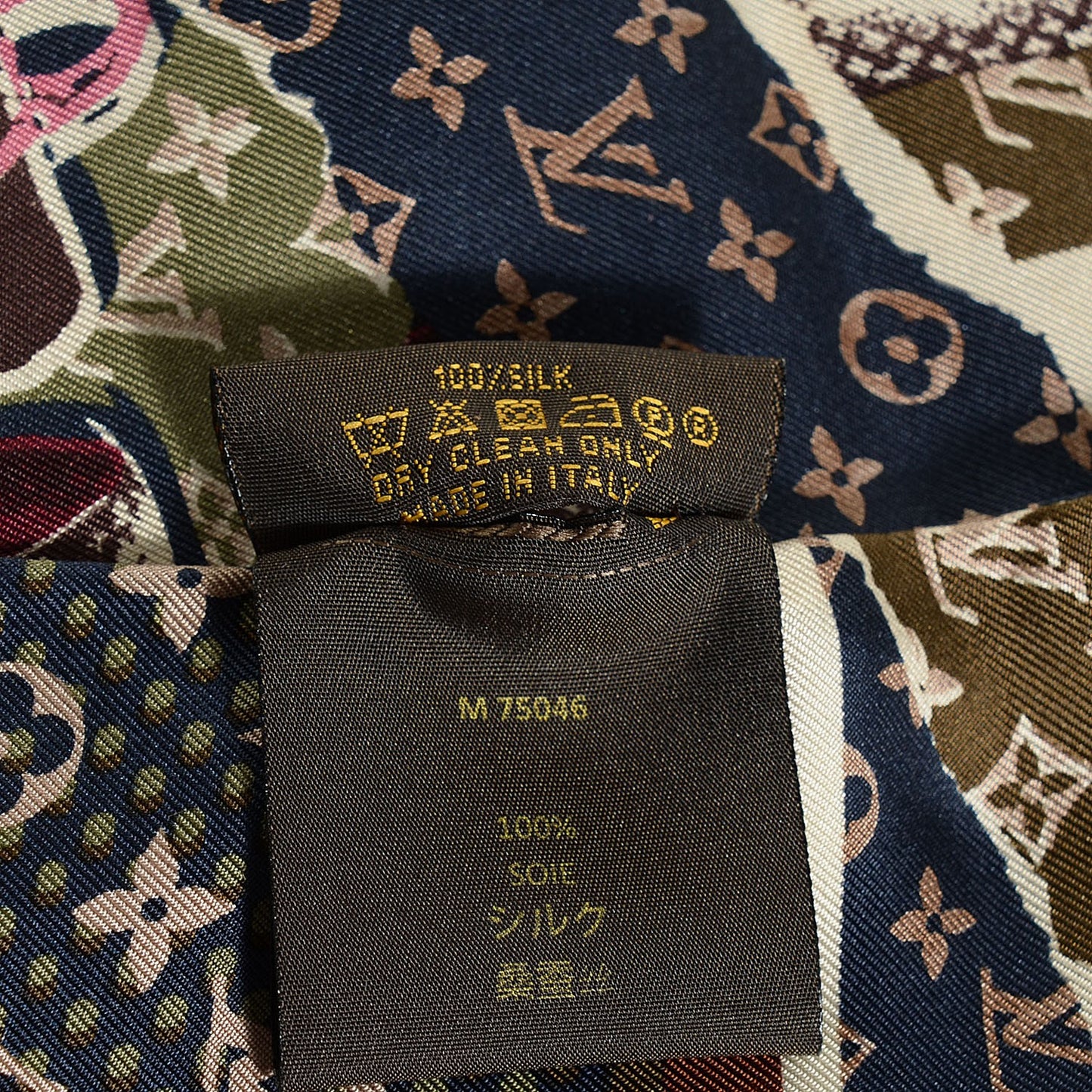 Silk Monogram Wallpaper Bandeau