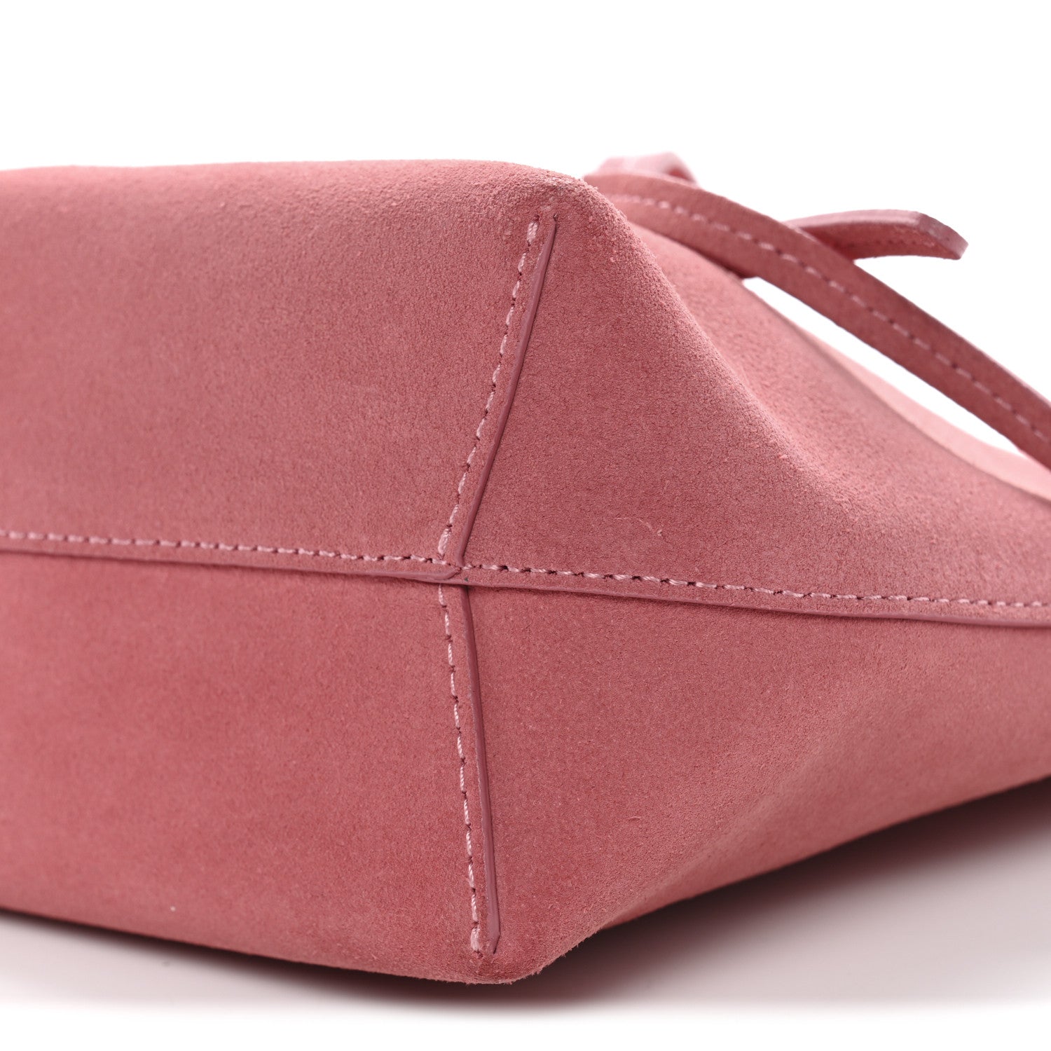 Mansur Gavriel Suede Mini Mini Bucket Bag Blush 10 of 12