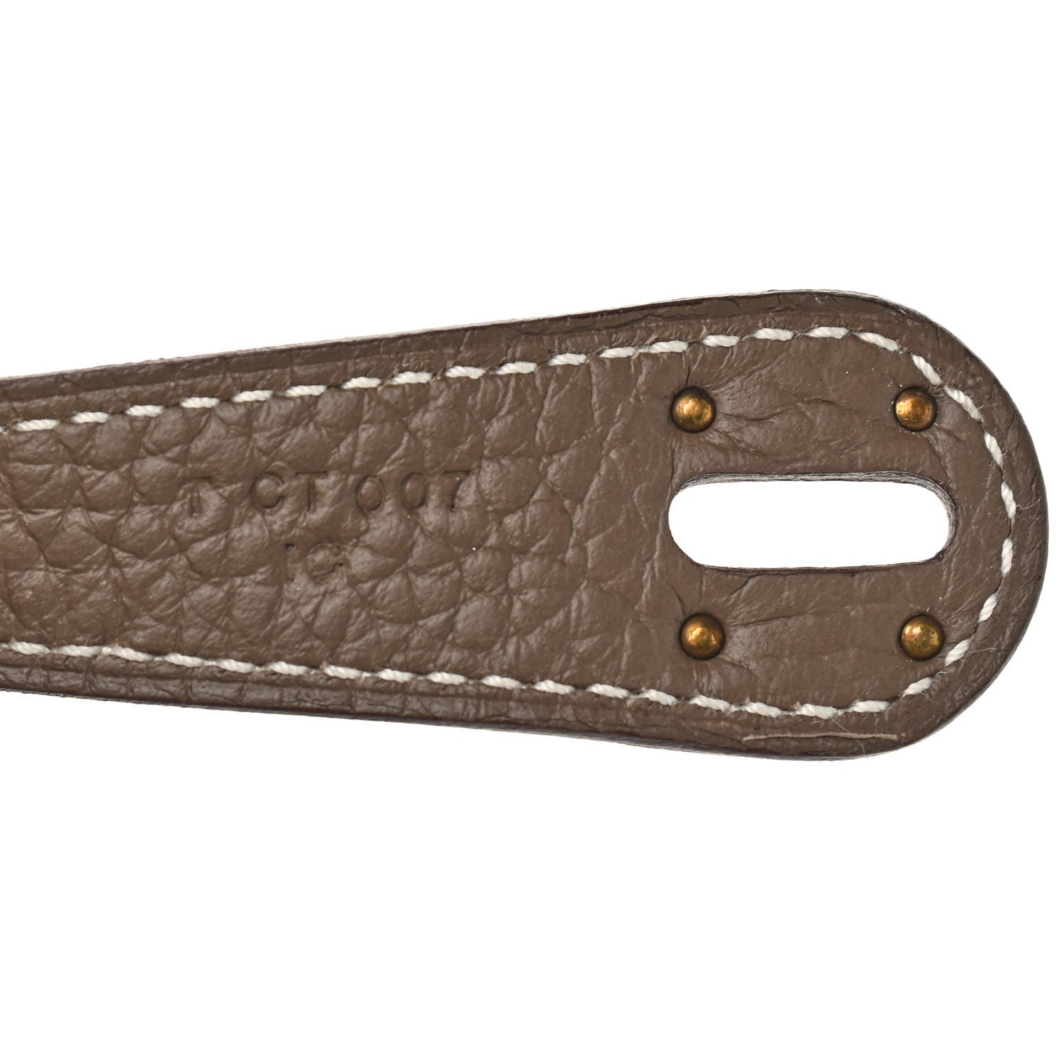 Hermes Taurillon Clemence Lindy 30 Etoupe 9 of 9