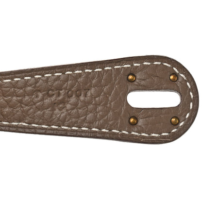 Hermes Taurillon Clemence Lindy 30 Etoupe 9 of 9