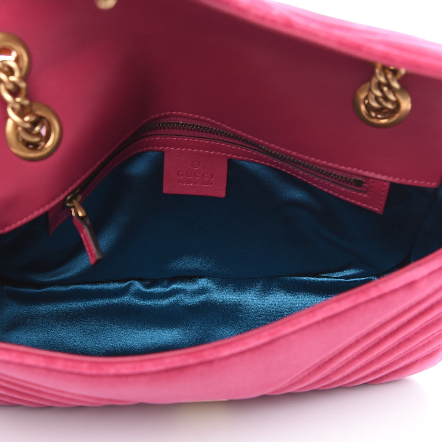 Velvet Matelasse Small GG Marmont Shoulder Bag Light Raspberry Rose
