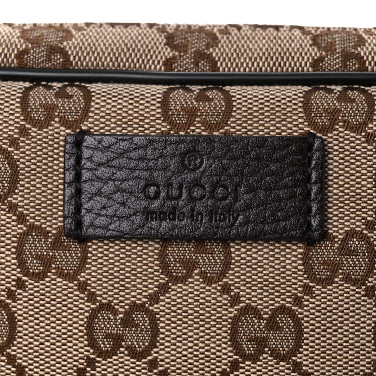 Monogram Belt Bag Dark Brown