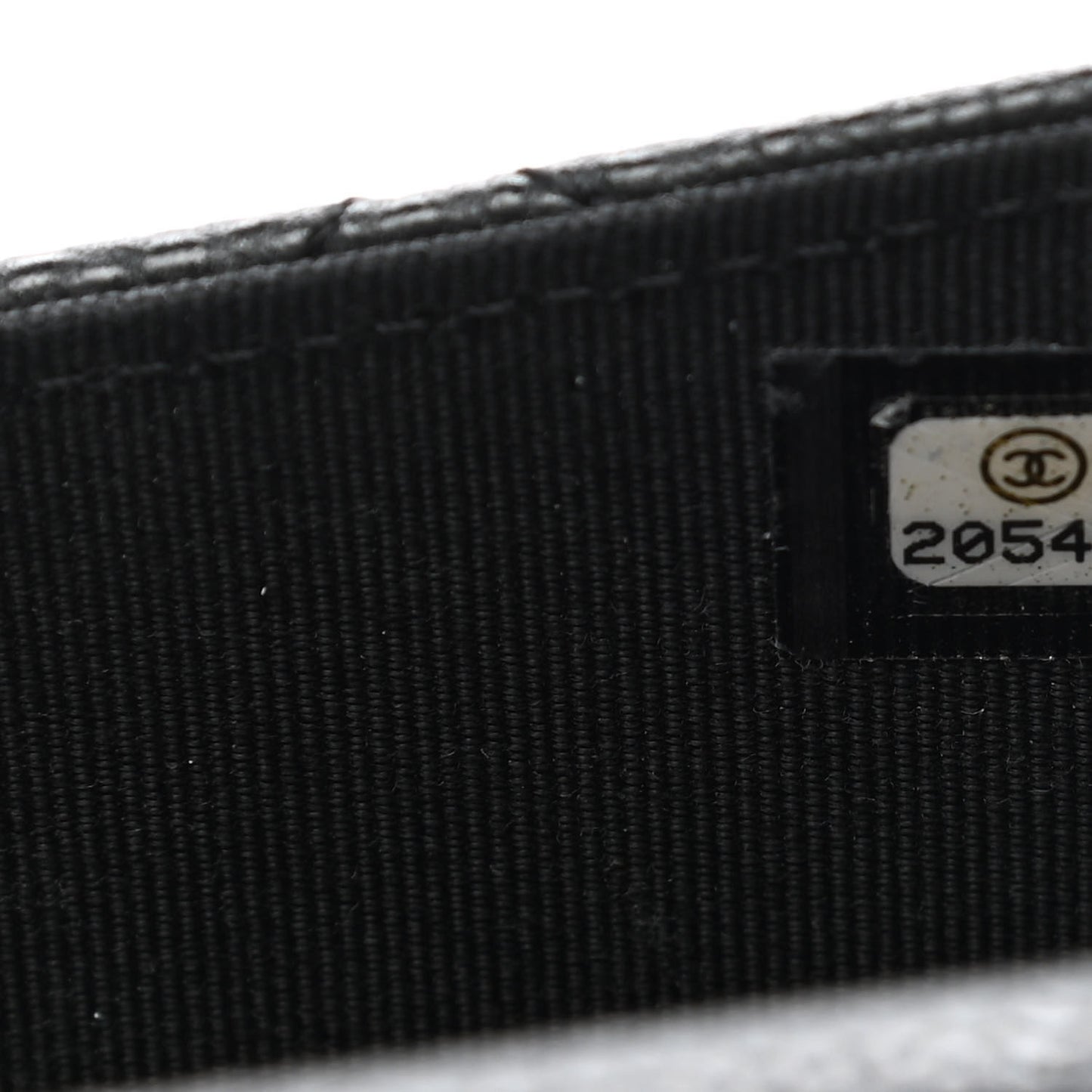 Caviar Quilted Travel Wallet Black