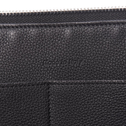 Celine Baby Grained Calfskin Medium Tri-Fold Bag Black 7 of 10