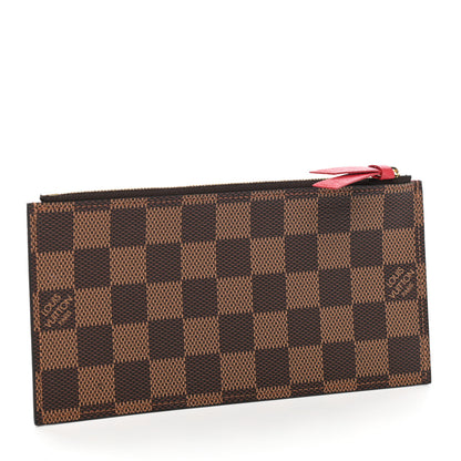 Louis Vuitton Damier Ebene Felicie Chain Wallet Zippered Insert 3 of 6
