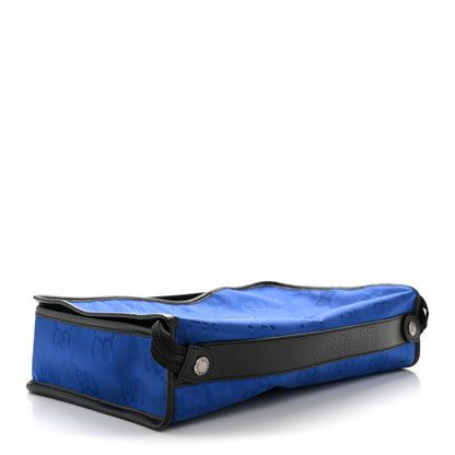 Gucci Econyl Nylon Monogram Off The Grid Packing Cube Orient Blue New Plaster 3 of 7