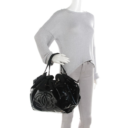 Chanel Vinyl Large Stretch Spirit Cabas Black 2 of 7