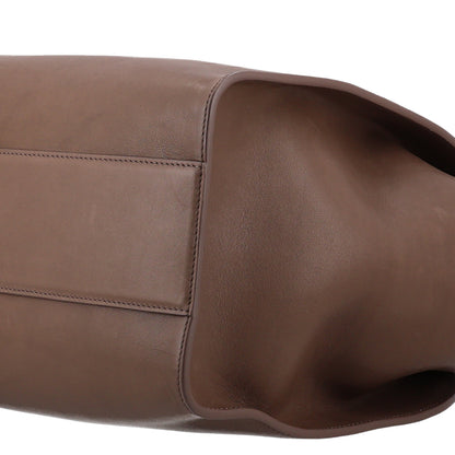 The Row Polished Saddle Calfskin Marlo 14 Tawny Brown 8 of 8