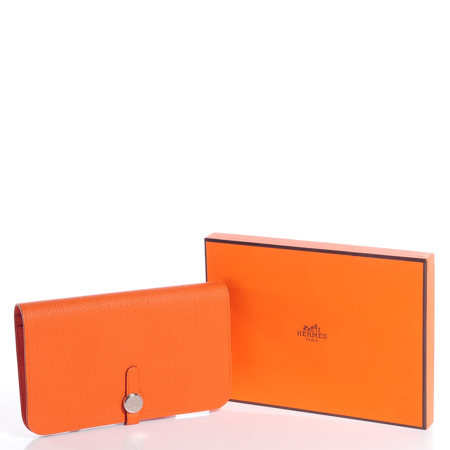 Togo Dogon Duo Wallet Orange