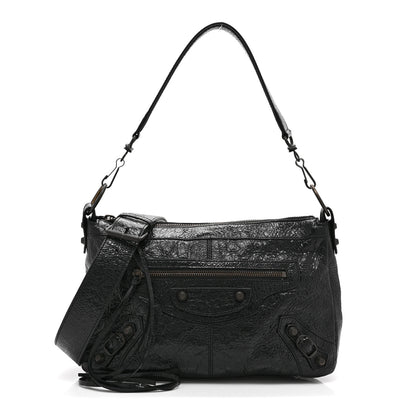 Balenciaga Agneau Arena Classic Hardware Small Le City Moto Black 1 of 10