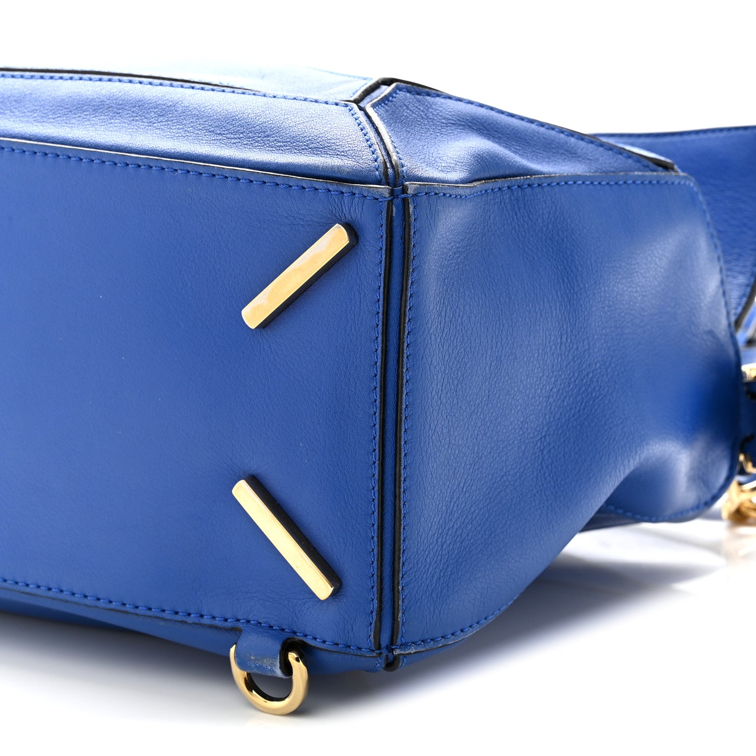 Loewe Calfskin Medium Puzzle Bag Electric Blue 10 of 13
