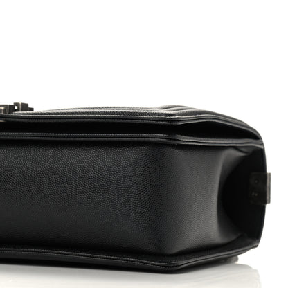 Chanel Caviar Quilted New Medium Boy Flap Black 9 of 9