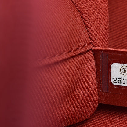 Chanel Lurex Boucle Small Deauville Tote Red 7 of 11